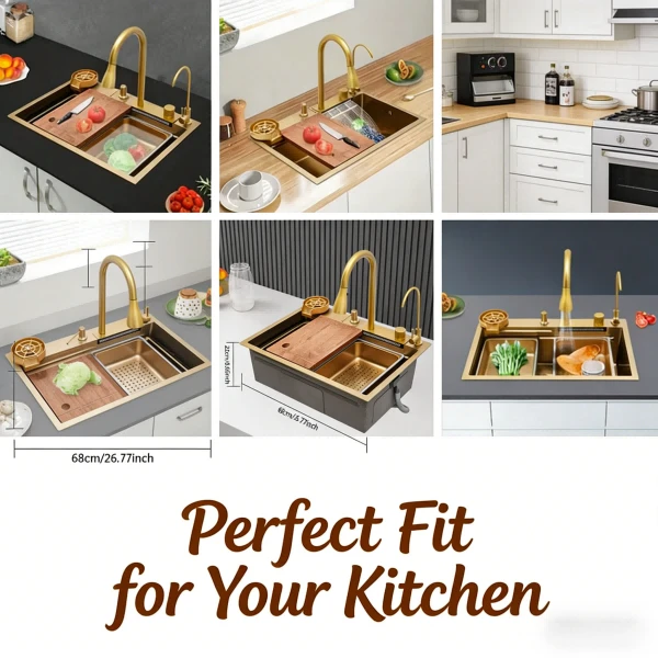 Gold Smart Kitchen Sink price