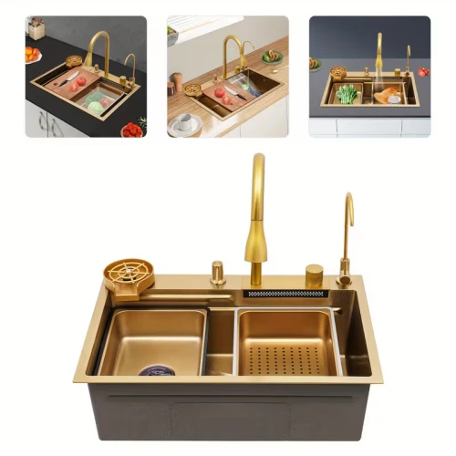 Gold Smart Kitchen Sink factory